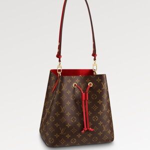 Louis Vuitton NeoNoe MM Poppy (Red) Classic Monogram
